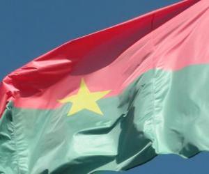 Puzzle Σημαία της Μπουρκίνα Fasso